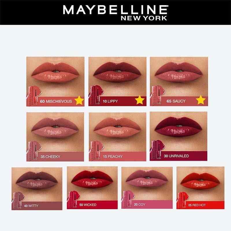 Maybelline Superstay Vinyl Ink  25 Redhot