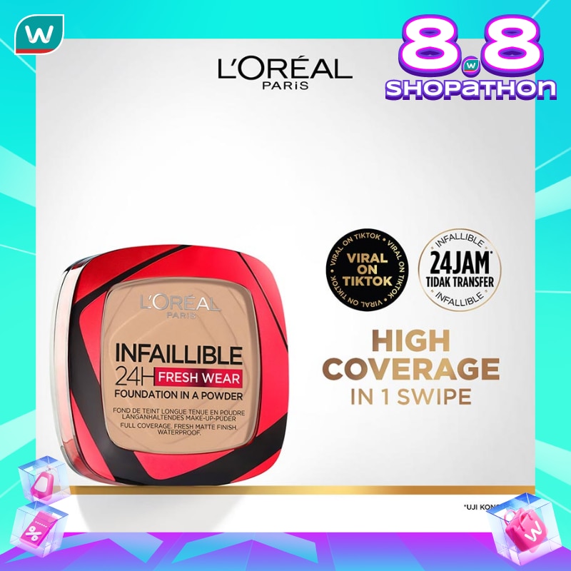 L'OREAL L'Oréal Paris Infallible 24h Fresh Wear Powder Foundation 130 True Beige