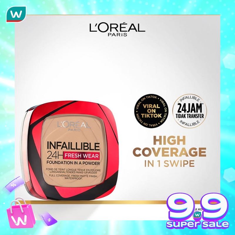 L'OREAL Infallible 24h Fresh Wear Powder Foundation 130 True Beige