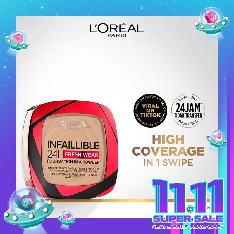 Infallible 24h Fresh Wear Powder Foundation 130 True Beige