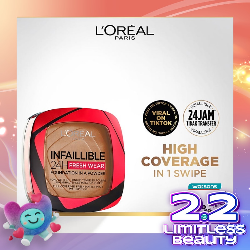 Infallible 24h Fresh Wear Powder Foundation 220 Sand