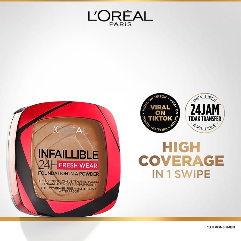 L'Oréal Paris Infallible 24h Fresh Wear Powder Foundation 220 Sand