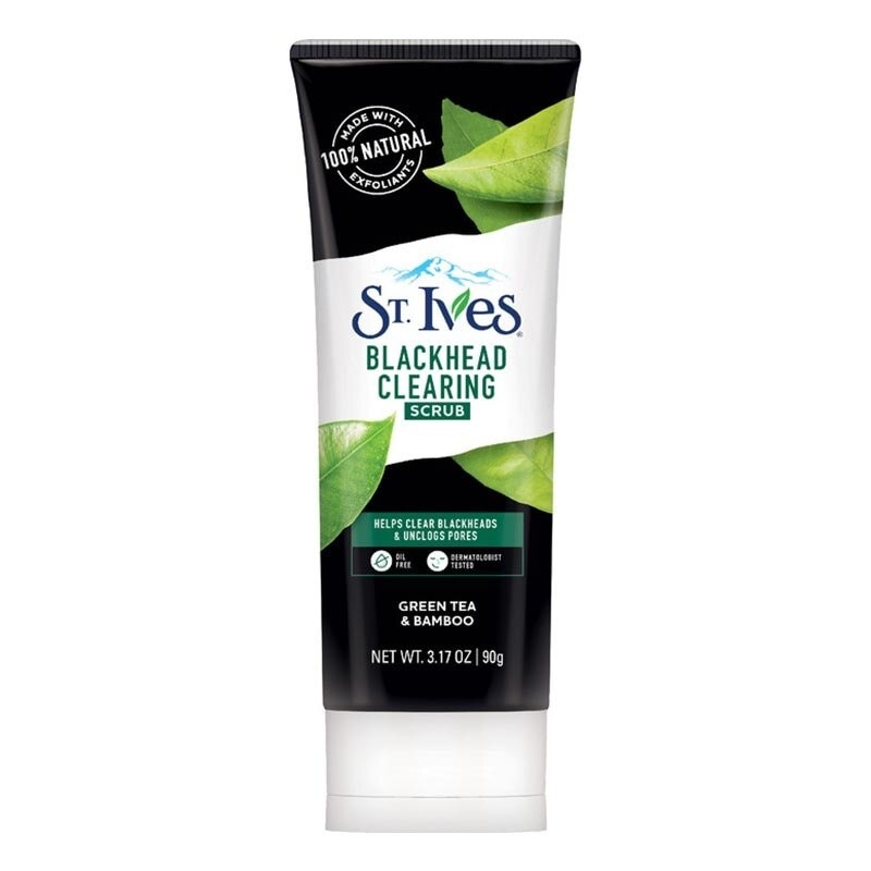 ST IVES BLCD CLRG GREEN TEA SCRUB 90G