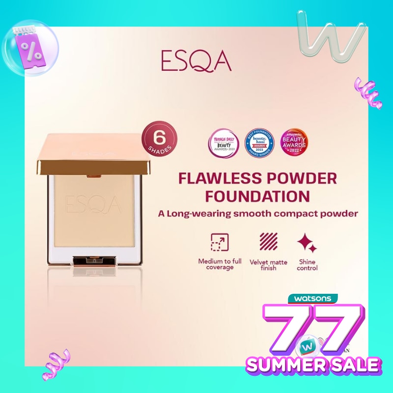 ESQA FLAWLESS POWDER FOUNDATION BISCUIT