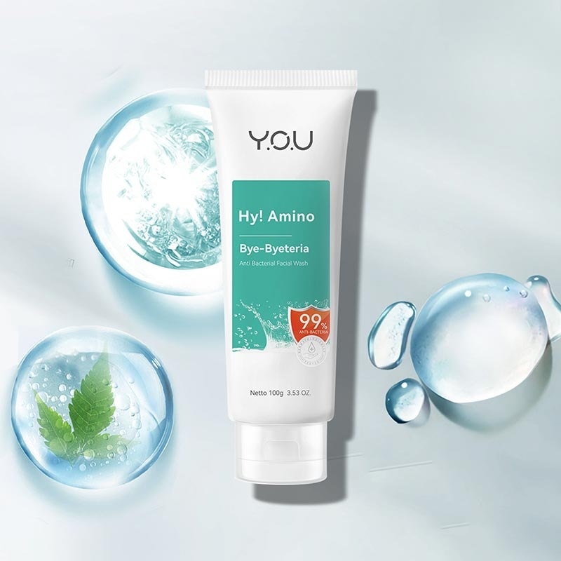 Y.O.U Hy! Amino Bye-ByeTeria Anti Bacterial Facial Wash 100g