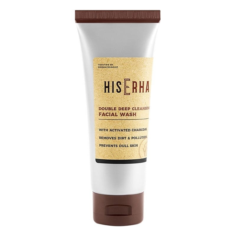 HISERHA DOUBLE DEEP FACIAL WASH 100GR