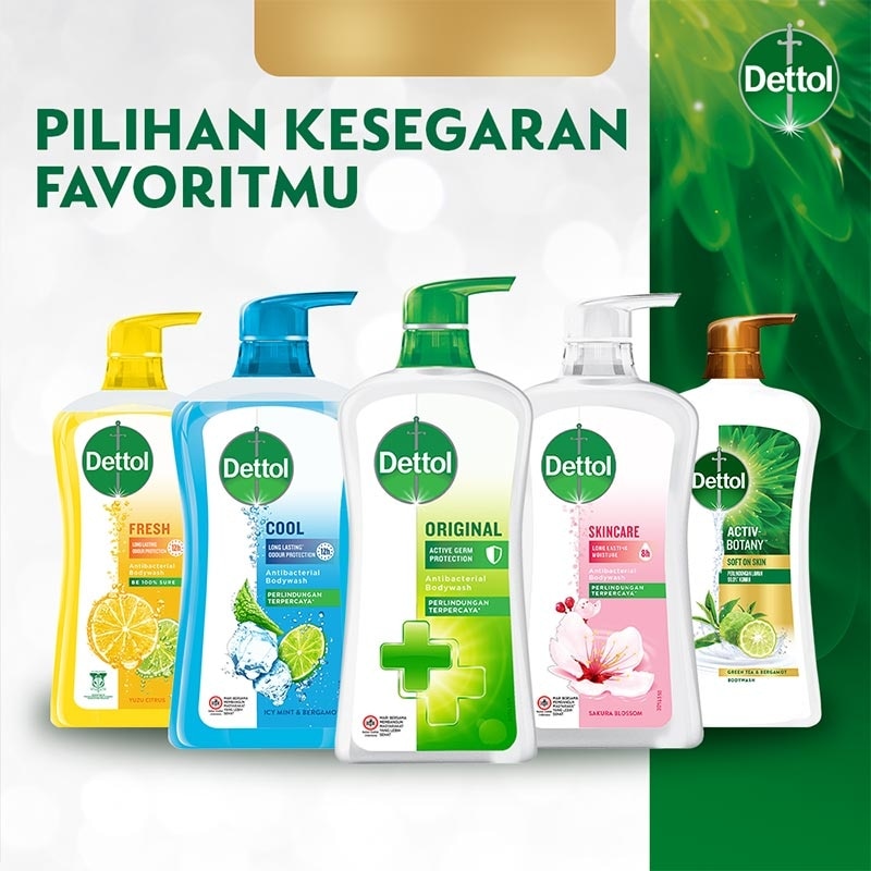 Dettol Body Wash Botanical Green Tea 370g