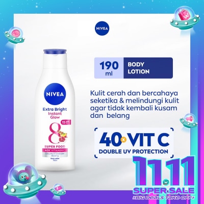 NIVEA Nivea Extra Bright Instant Glow Body Lotion 190ml
