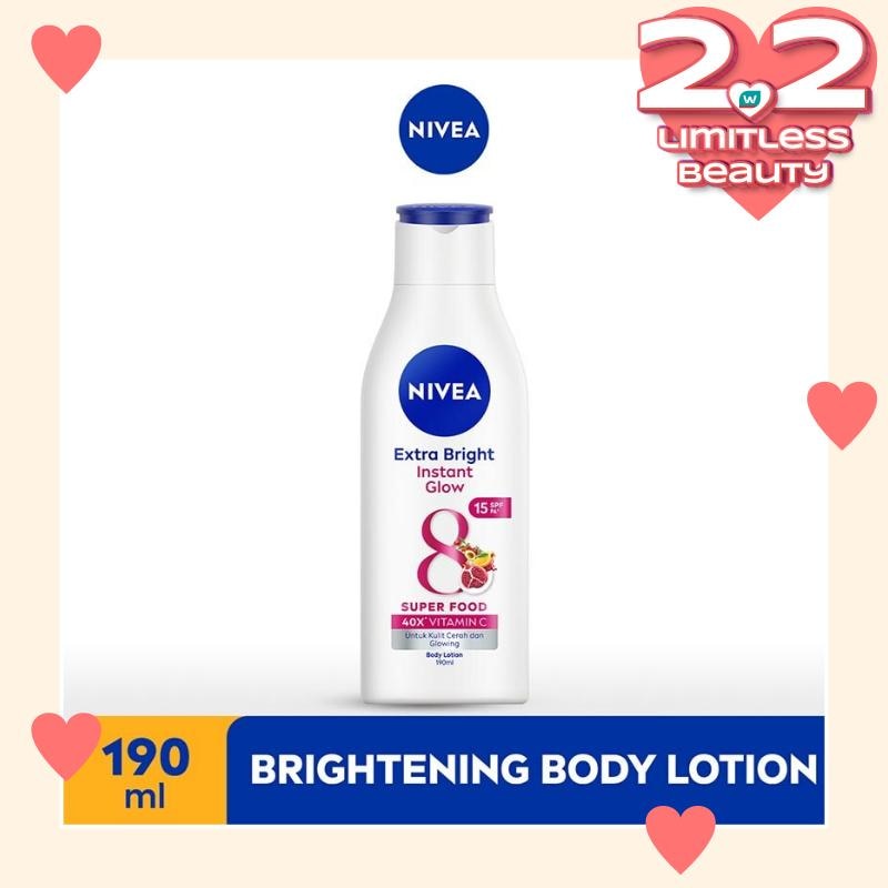 Promo Harga Nivea Body Lotion Extra White Instant Glow 200 ml - Watsons