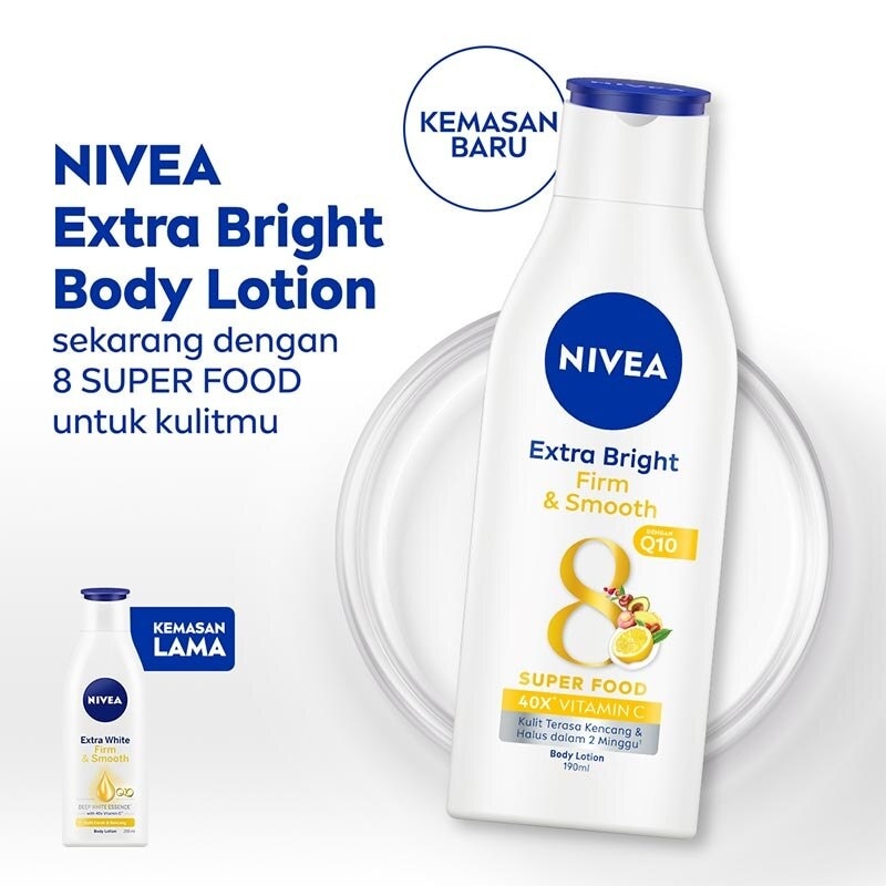 Nivea Extra White Firm & Smooth Body lotion 200 ml