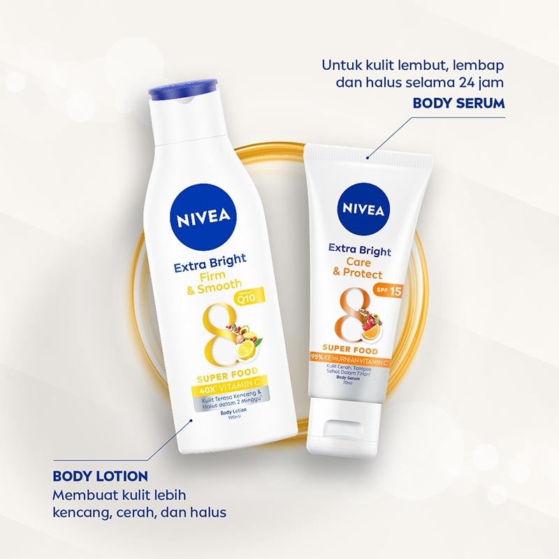 Nivea Extra White Firm &. Smooth Body lotion 200 ml