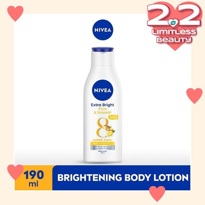 Promo Harga Nivea Body Lotion Extra White Firm & Smooth 200 ml - Watsons