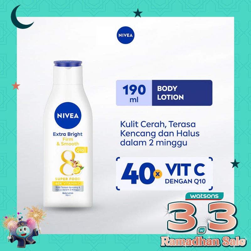 Nivea Extra White Firm & Smooth Body lotion 200 ml