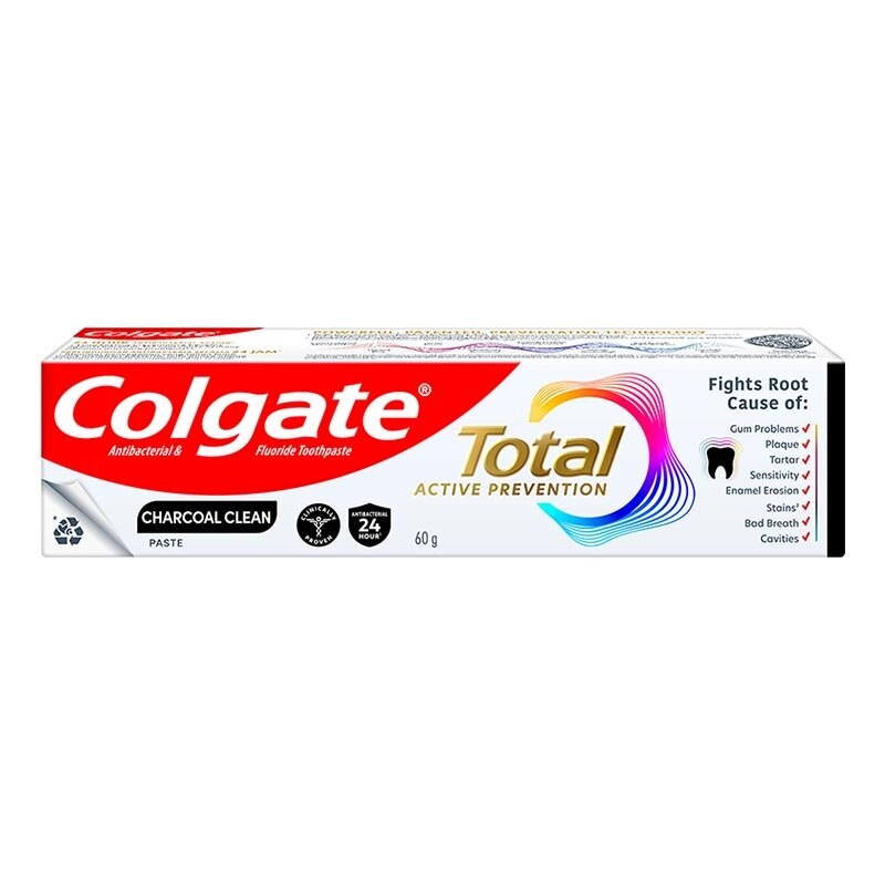 Colgate Total Charcoal Deep Clean Toothpaste 60g - Pasta Gigi