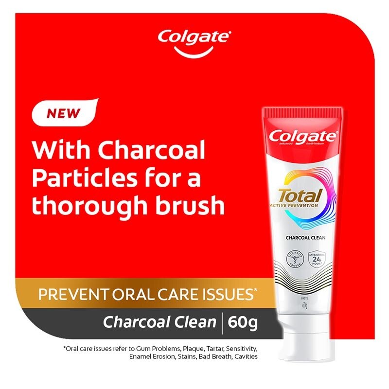 Colgate Total Charcoal Deep Clean Toothpaste 60g - Pasta Gigi