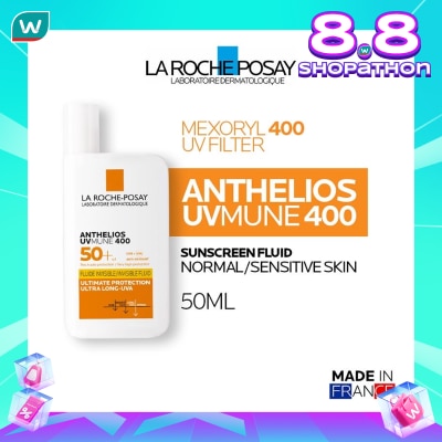 LA ROCHE POSAY La Roche Posay Anthelios Fluid UVMune 400 SPF 50+ PA++++ 50ml - Sunscreen Kulit Normal/ Sensitif