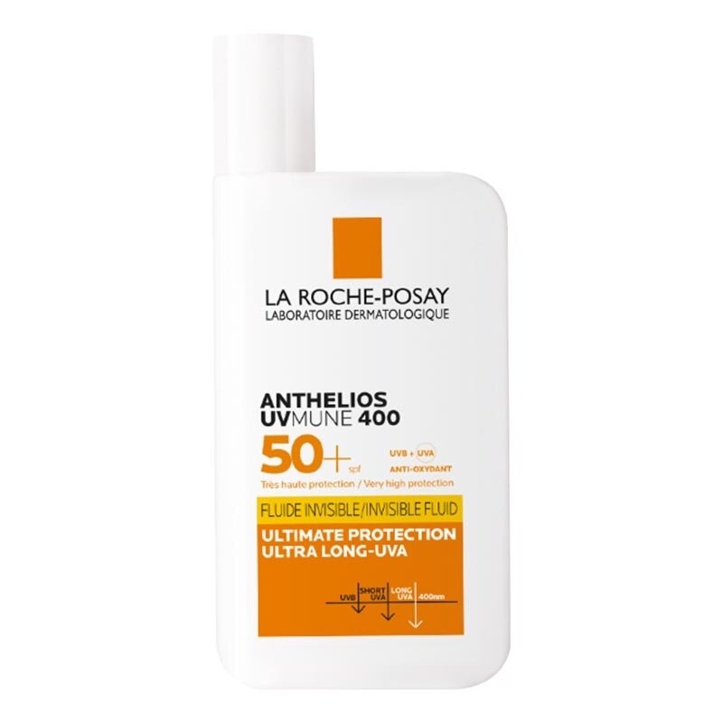 La Roche Posay Anthelios Fluid UVMune 400 SPF 50+ PA++++ 50ml - Sunscreen Kulit Normal/ Sensitif