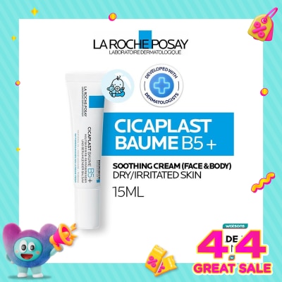 LA ROCHE POSAY - La Roche Posay Cicaplast Baume B5+ Soothing Balm 15Ml