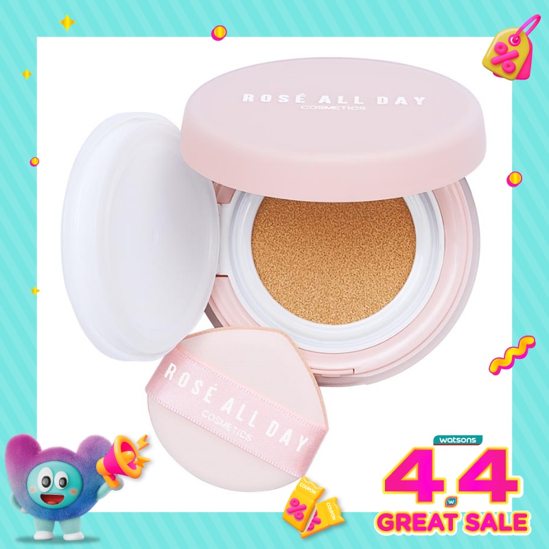 Rosé All Day The Realest Lightweight Essence Cushion Warm Honey 15g