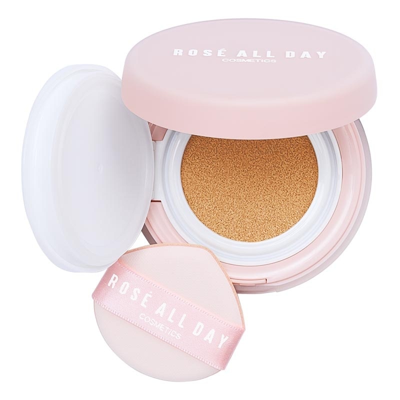 ROSE ALL DAY Rosé All Day The Realest  Lightweight Essence Cushion Warm Honey 15g