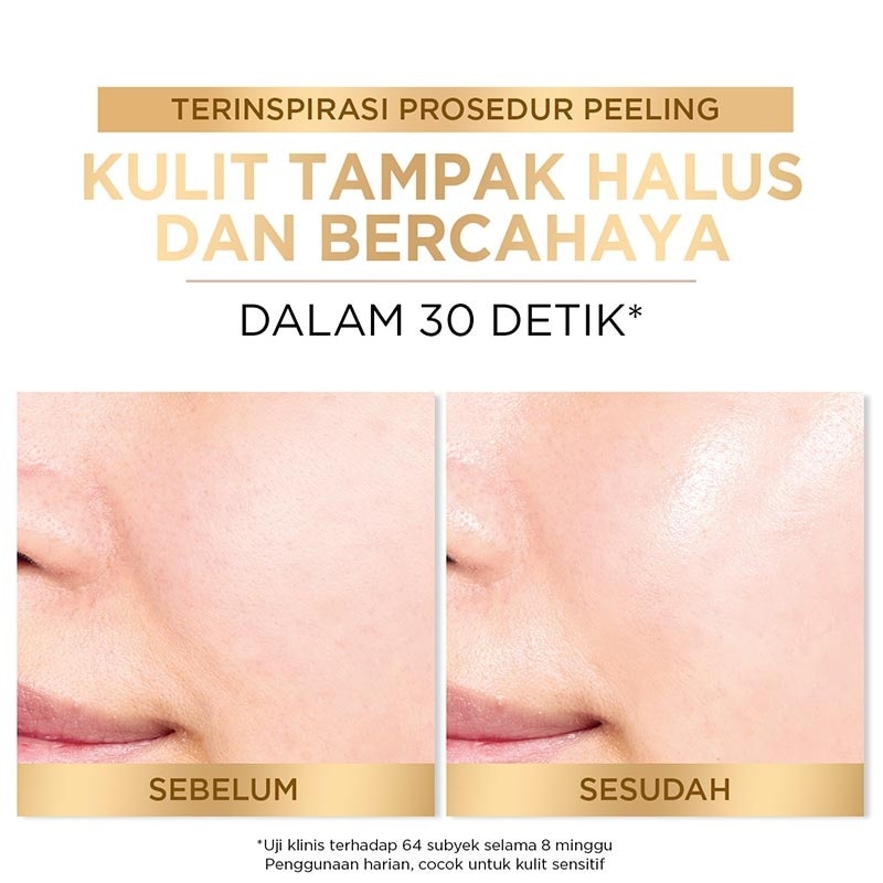 L’Oréal Paris Glycolic Bright Peeling Toner 65Ml Untuk Kulit Tampak Halus Bercahaya