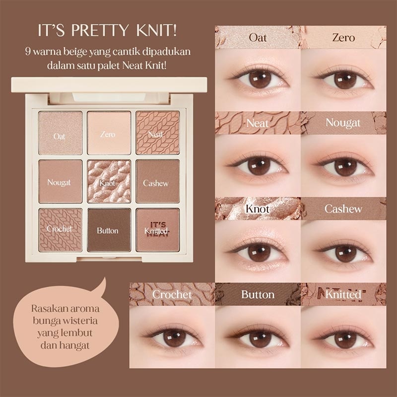 Holika Holika My Fave Mood Eye Palette Neat Knit 8g