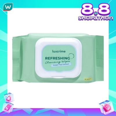 LUXCRIME Luxcrime Refreshing Cleansing Wipes 30''S