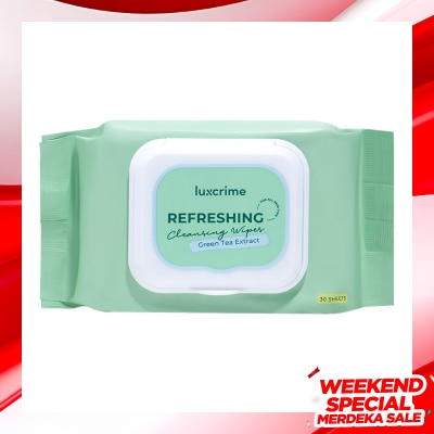 LUXCRIME Luxcrime Refreshing Cleansing Wipes 30'S