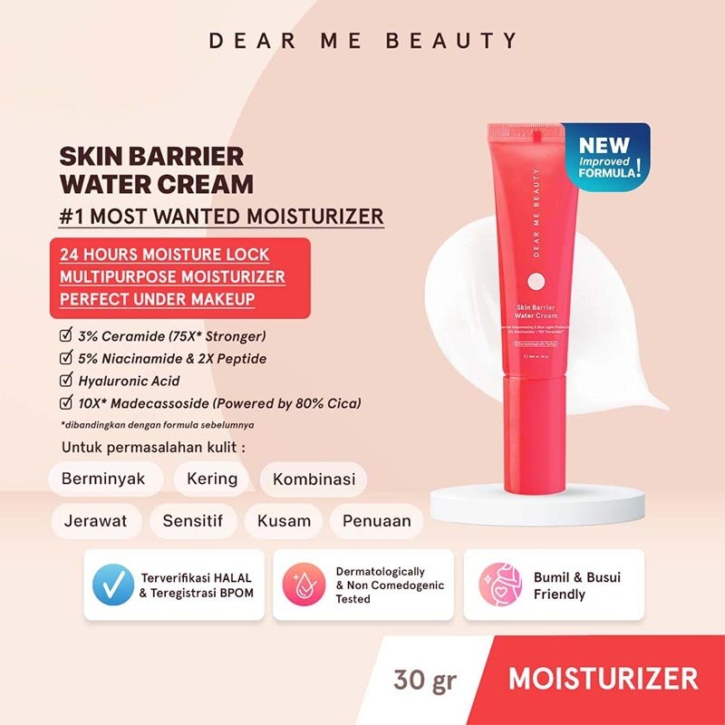 Dear Me Beauty Skin Barrier Water Cream - Improved Formula