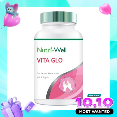 NUTRIWELL Vita Glo Softgel 60'S image