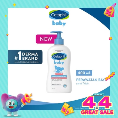 CETAPHIL - Cetaphil Baby Moisturizing Bath & Wash 400Ml