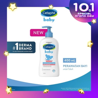 CETAPHIL CETAPHIL BB MOIST BATH & WASH 400ML