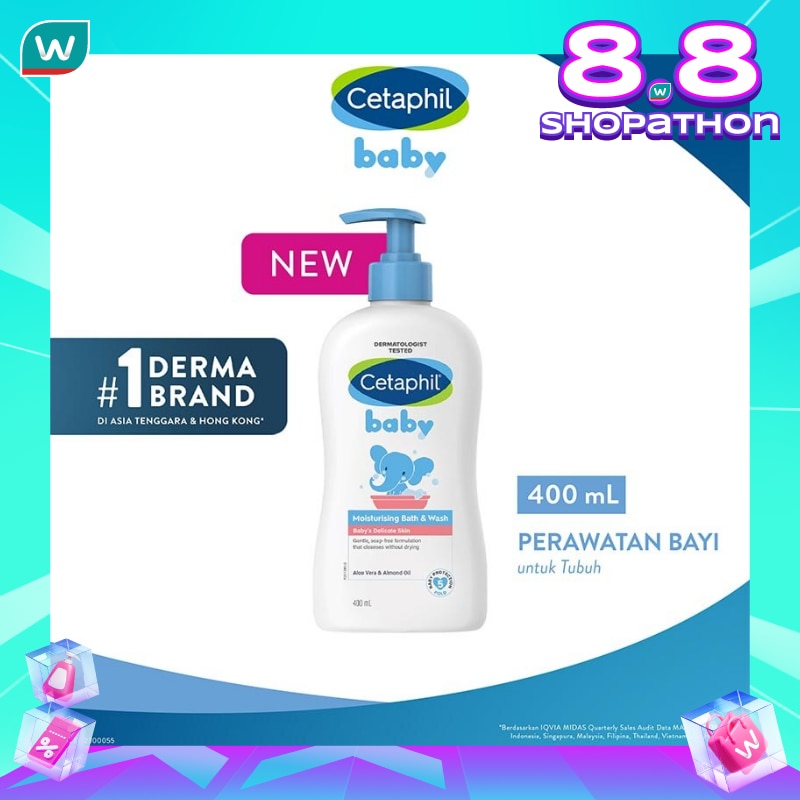 CETAPHIL BB MOIST BATH & WASH 400ML