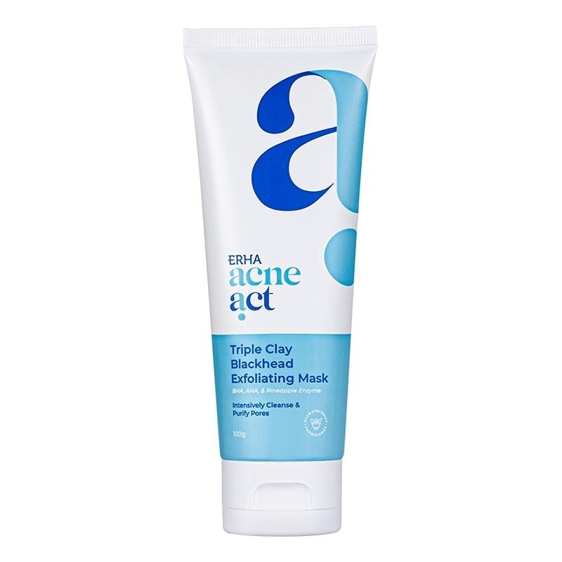 Erha Acneact Triple Clay Blackhead Exfoliating Mask 100g