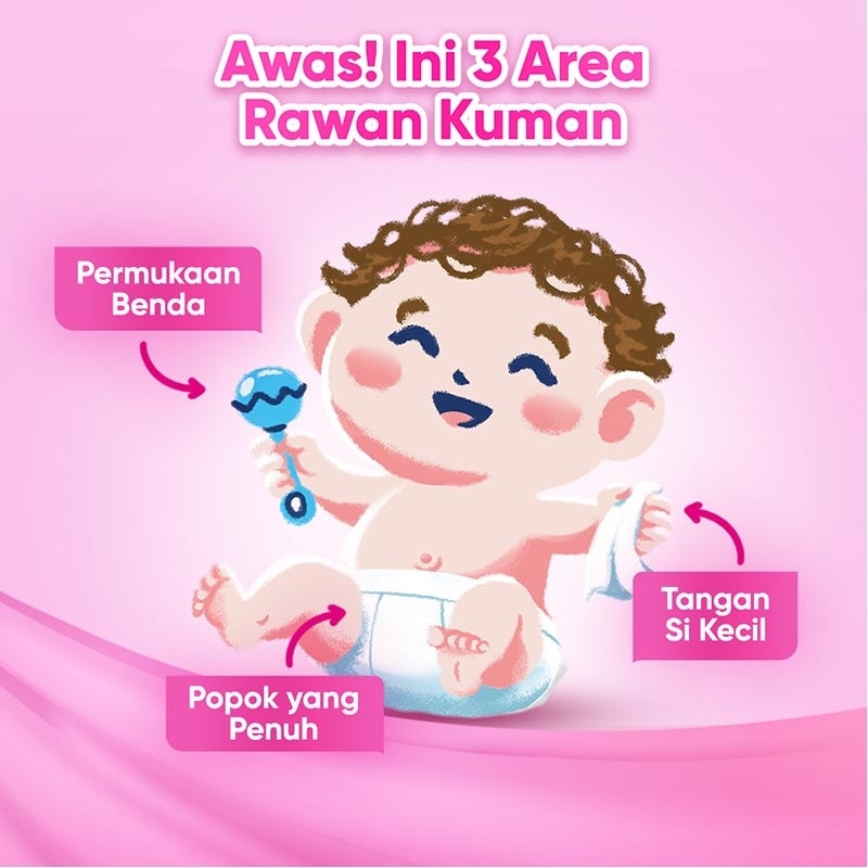 Cussons Baby Wipes Soft & Smooth 45'S