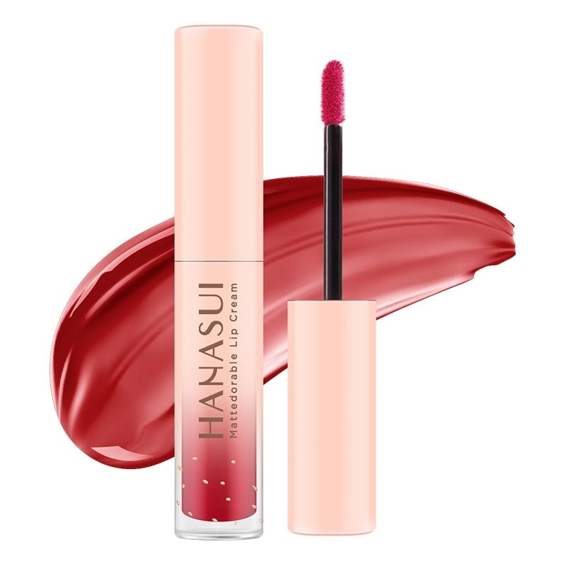 Hanasui Mattedorable Lip Cream Kiss #1