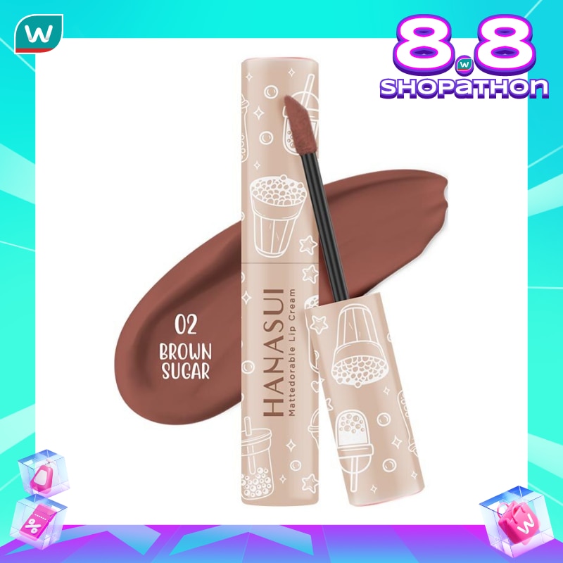 HANASUI Hanasui Mattedorable Lip Cream Brown Sugar#2
