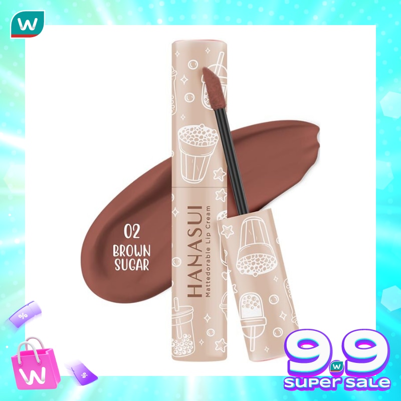HANASUI Hanasui Mattedorable Lip Cream Brown Sugar#2