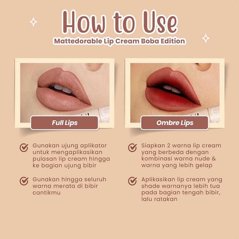 Hanasui Mattedorable Lip Cream Creamy Peach #5