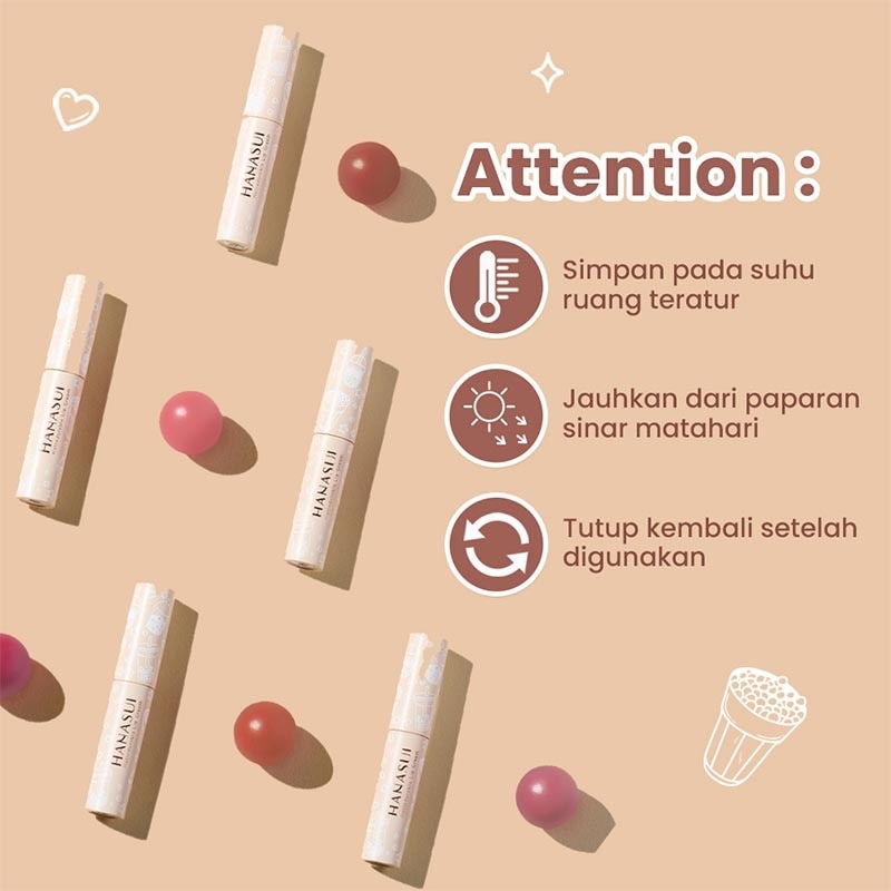 Hanasui Mattedorable Lip Cream Creamy Peach #5