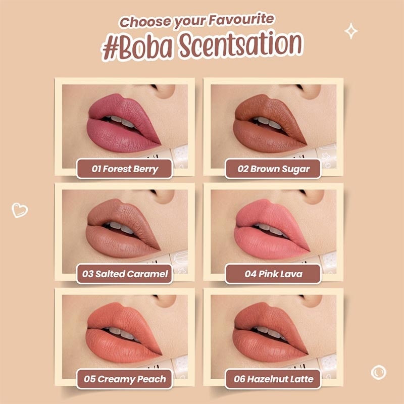 Hanasui Mattedorable Lip Cream Creamy Peach #5