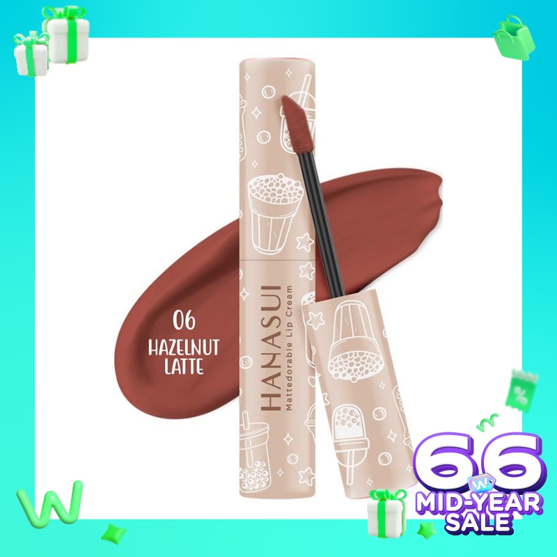HANASUI Hanasui Mattedorable Lip Cream Hazelnut Latte#6