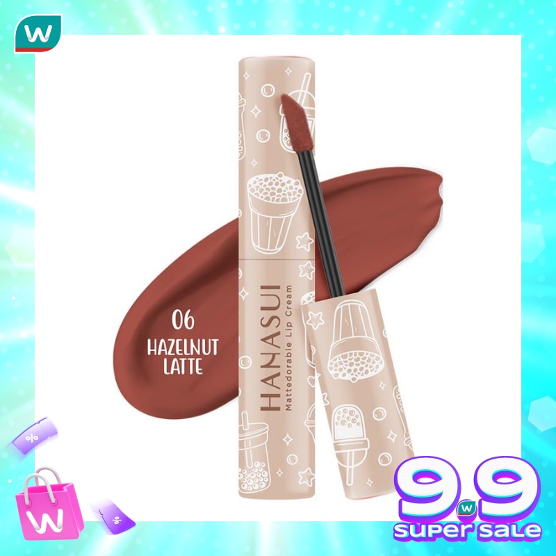 HANASUI Hanasui Mattedorable Lip Cream Hazelnut Latte#6