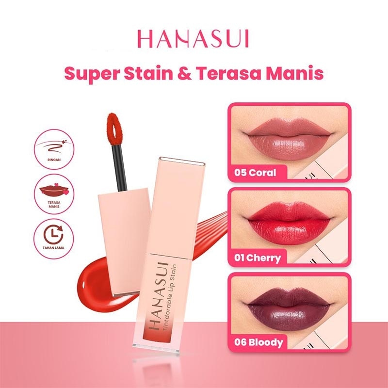Hanasui Tintdorable Lip Stain Peachy#3