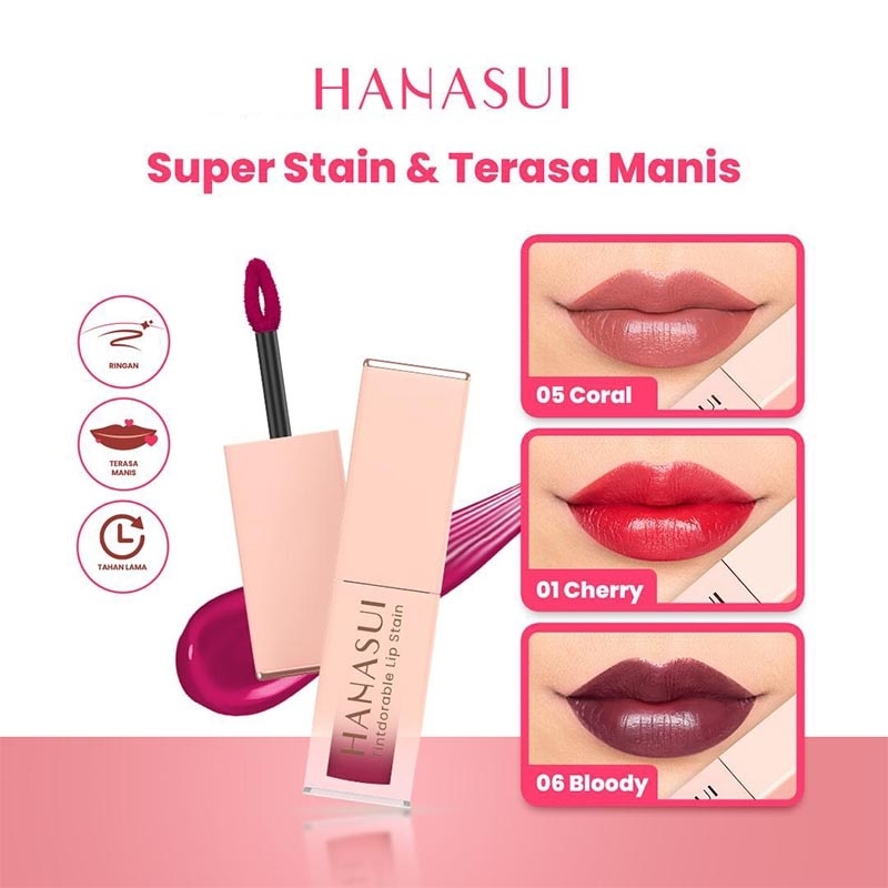 Hanasui Tintdorable Lip Stain Ruby #3