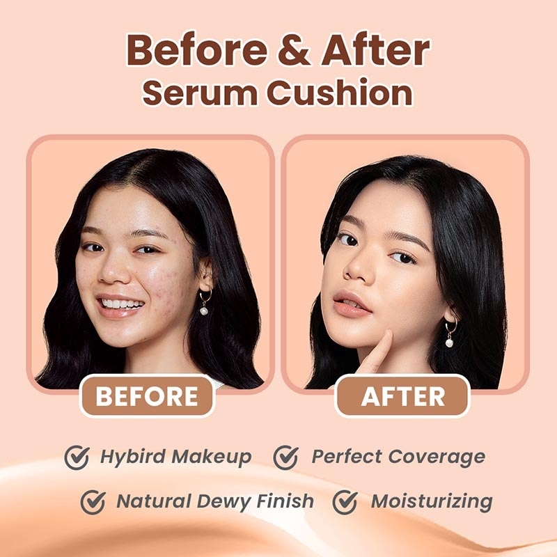 Hanasui Serum Cushion Light #1