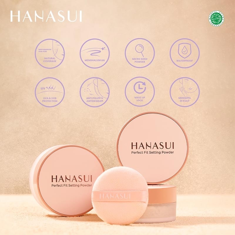 Hanasui Perfect Fit Setting Powder Light #1