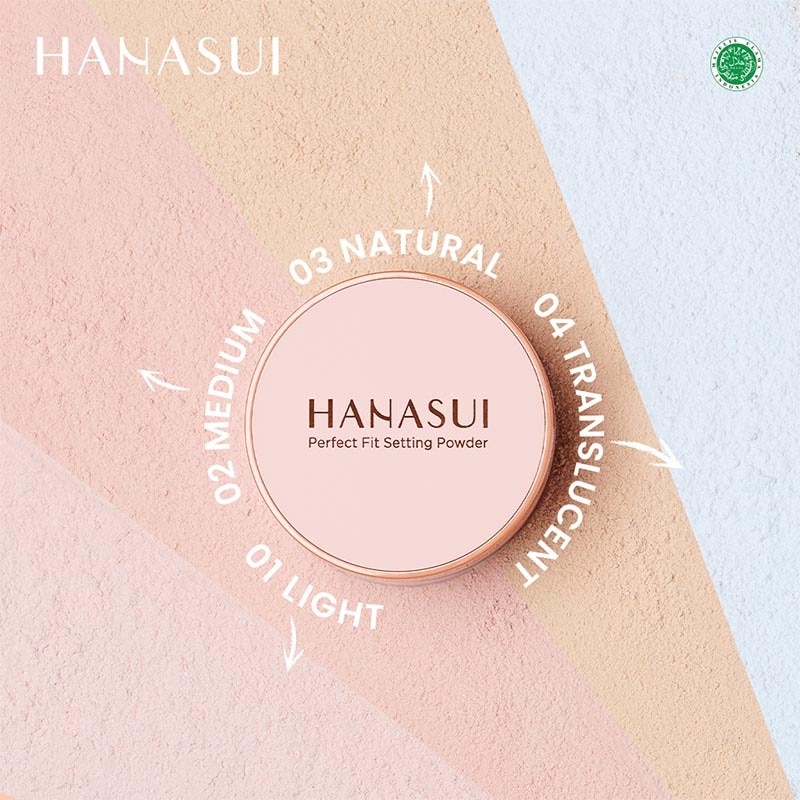 Hanasui Perfect Fit Setting Powder Light #1