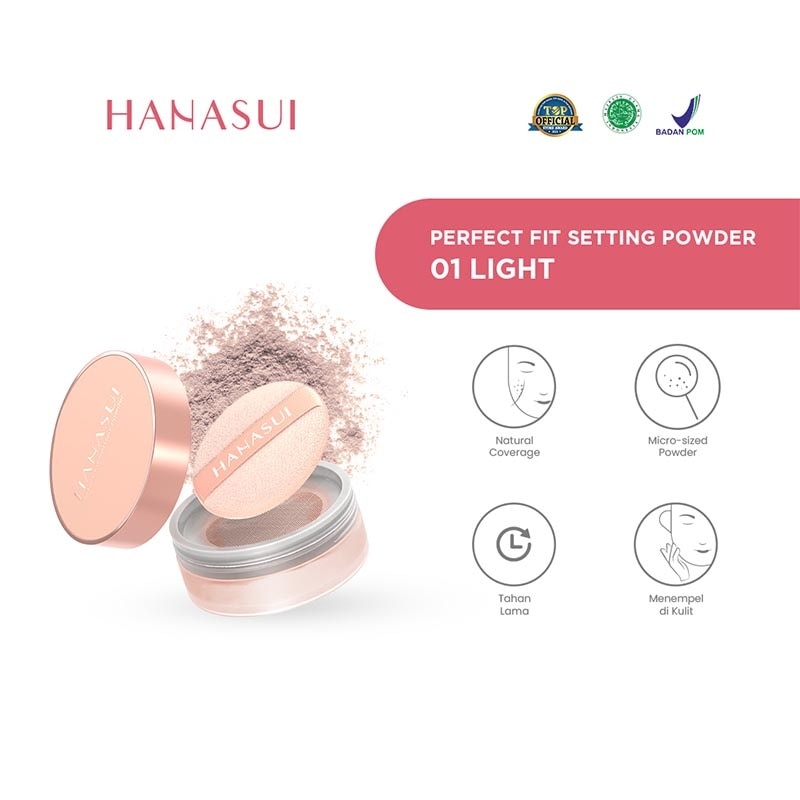Hanasui Perfect Fit Setting Powder Light #1