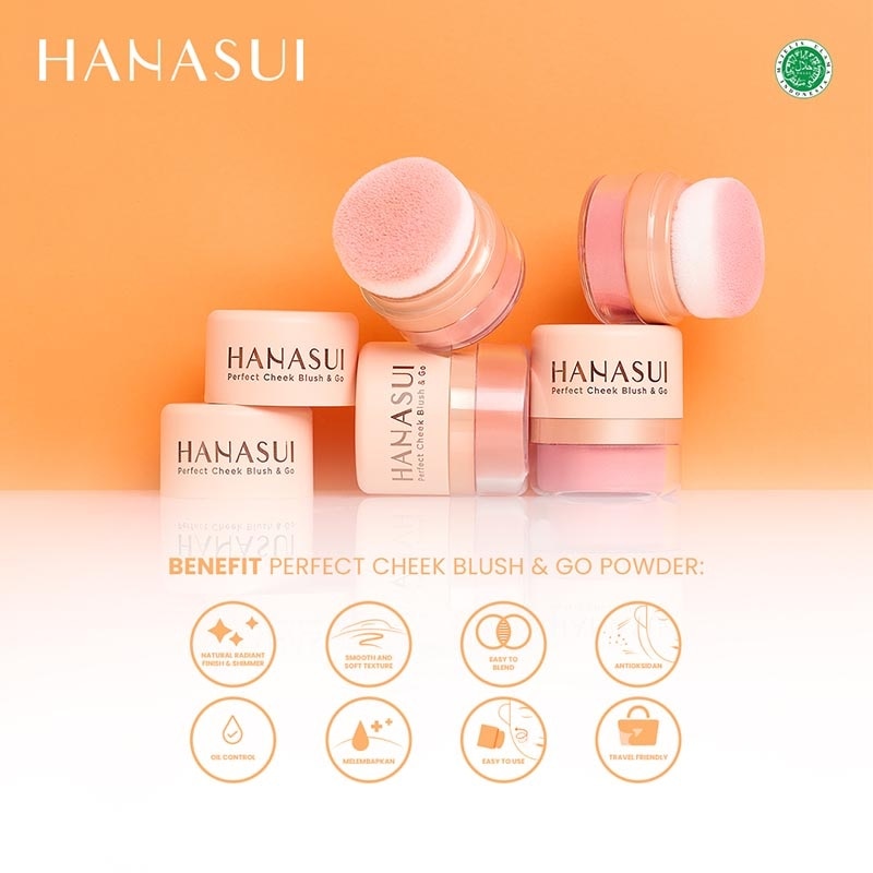 Hanasui Perfect Cheek Blush &. Go Peach